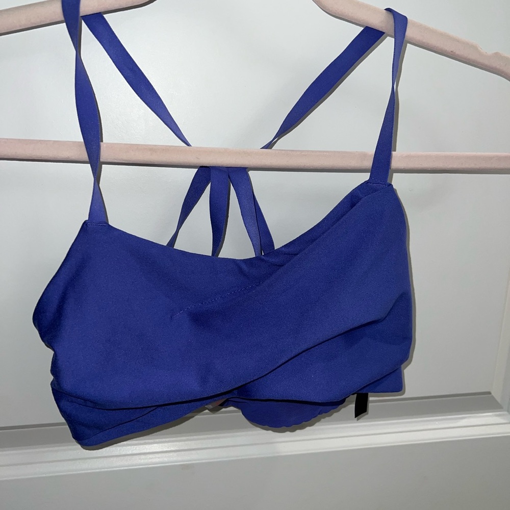 FP Movement by Free People Royal Blue Strappy Sports Bra